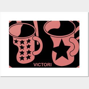 Victory Day! Star Mug. Posters and Art